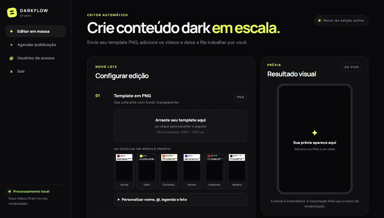 Print do editor em massa